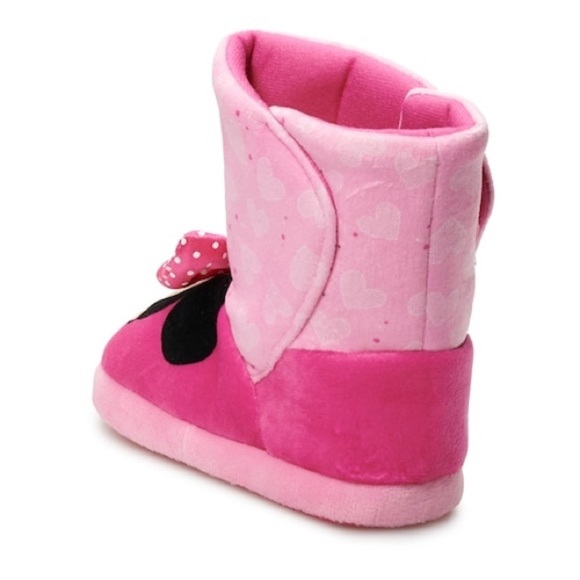 Disney's Minnie Mouse Toddler Girls' Slipper Boots - Picture 3 of 5